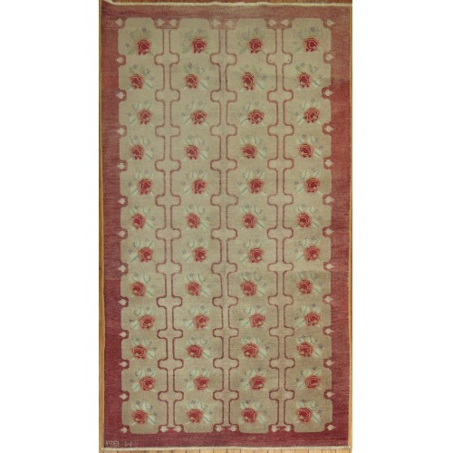 Floral Turkish Deco Rug No. 30395