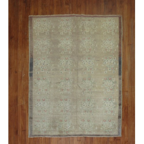 Floral Camel Turkish Konya Rug No. 30540