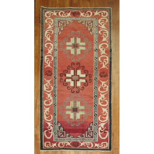 Vintage Red Khotan Rug No. 30559