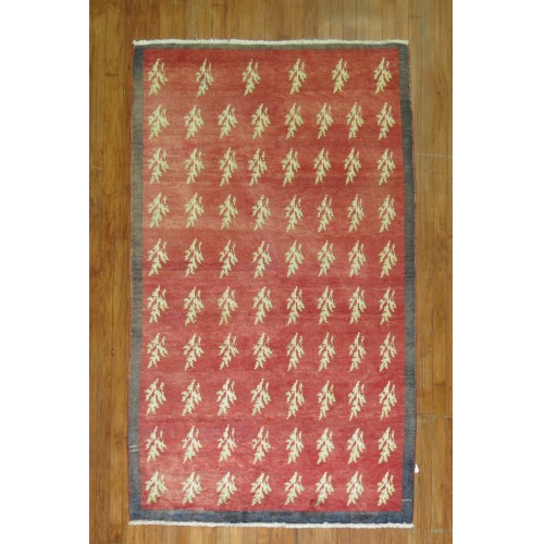 Red Vintage Turkish Konya Rug No. 30611