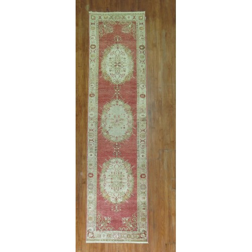 Vintage Oushak Runner No. 30641