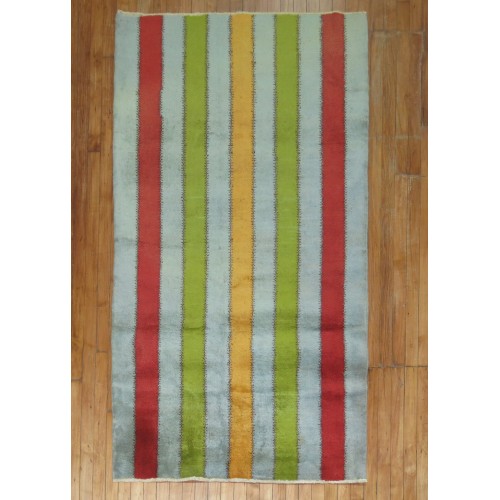 Vintage Turkish Deco Rug No. 30673