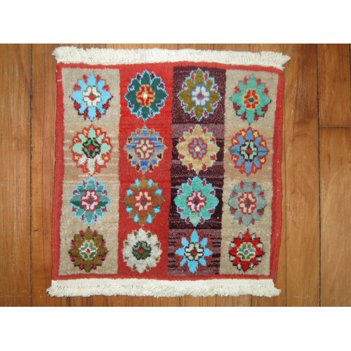 Vintage Square Turkish Rug No. 30680