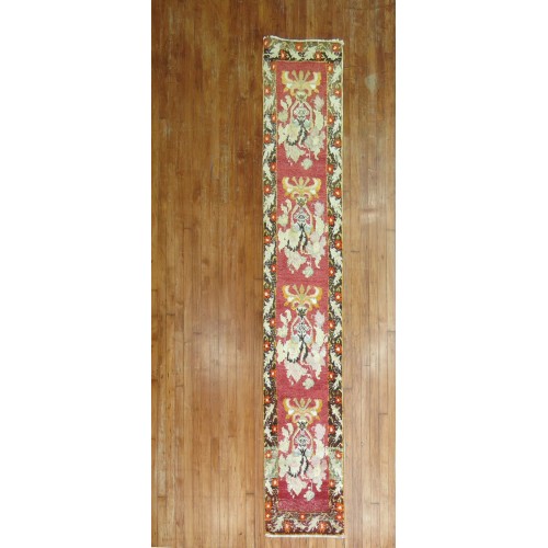 Narrow Turkish Floral Runner No. 30780
