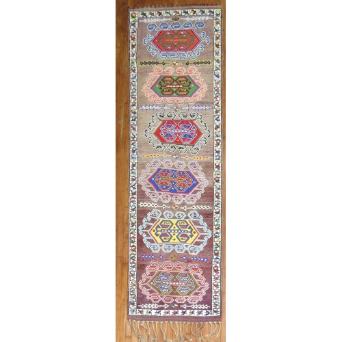 Colorful Anatolian Turkish Runner No. 30801