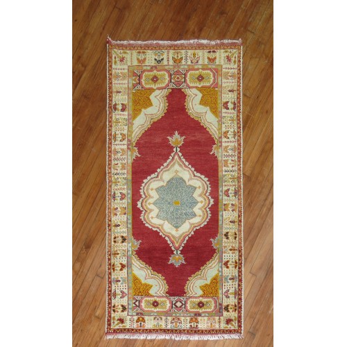 Bright Red Turkish Small Runner No. 30811