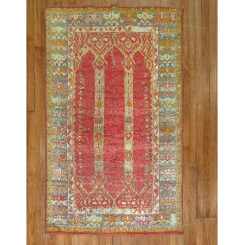 19th Century Angora Oushak Rug No. 30857