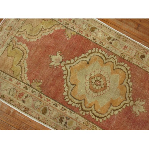 Turkish Oushak Throw Rug No. 30859