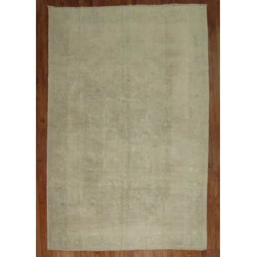 Neutral Turkish Oushak Rug No. 30894