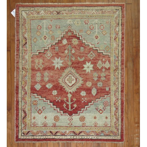 Vintage Turkish Anatolian Squar Rug No. 30966