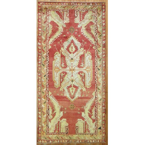 Vintage Turkish Oushak Rug No. 30985