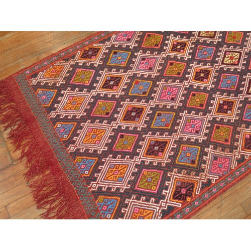 Bright Turkish Jajim Flatweave No. 31311