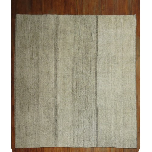 Gray Square Size Turkish Kilim No. 31326