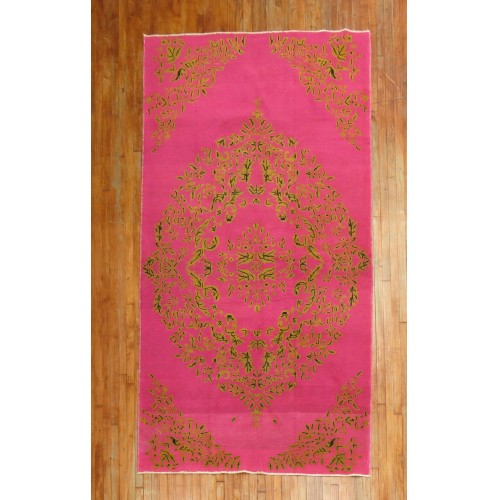 Fuchsia Turkish Deco Rug No. 31410