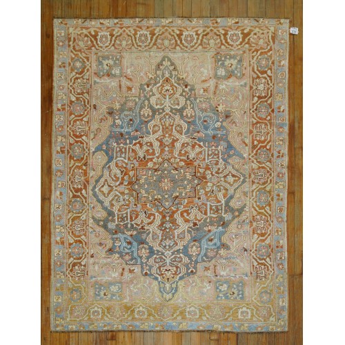 Antique Persian Bakhtiari Square Rug No. 31474