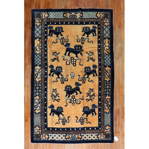 Foo Dog Chinese Rug No. 31494