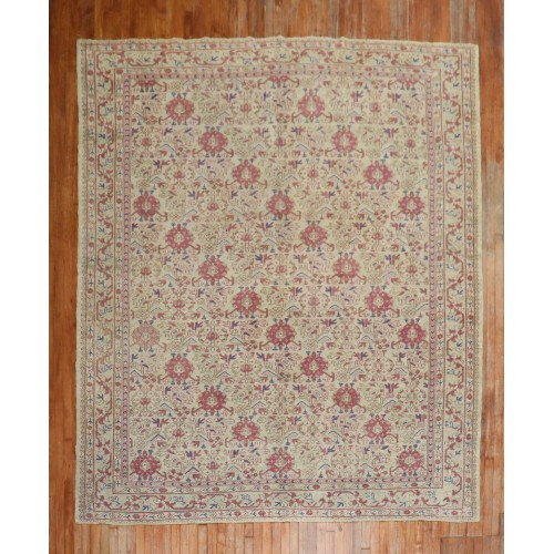 Earth Tone Turkish Ghiordes Rug No. 31566