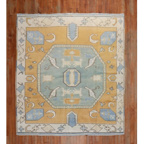 Square Turkish Konya Rug No. 31619