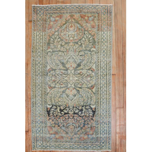 Persian Lilihan Worn Mini Rug No. 31688