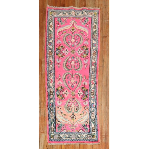 Brink Pink Vintage Persian Runner No. 31768