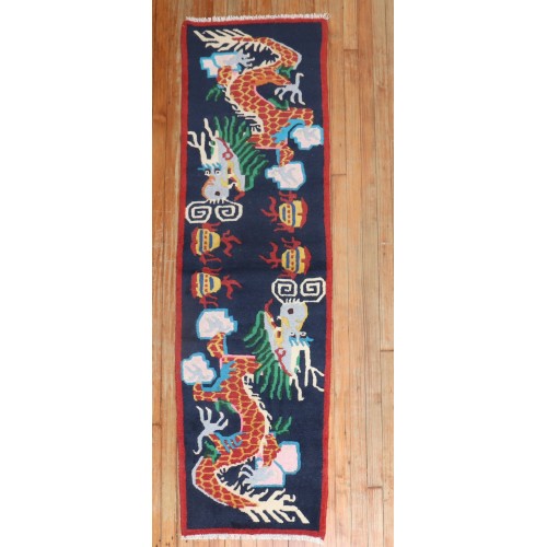 Dragon Vintage Tibetan Runner No. 31783