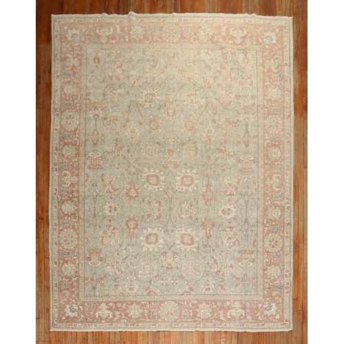 Soft Green Turkish Room Size Rug No. 31813