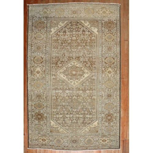 Brown Persian Hamedan Accent Rug No. 31827