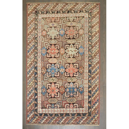19th century Intrinsic Caucasian Gendje Rug No. 31864