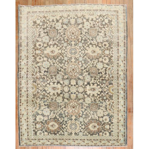 Gray Brown Persian Malayer Accent Rug No. 31878