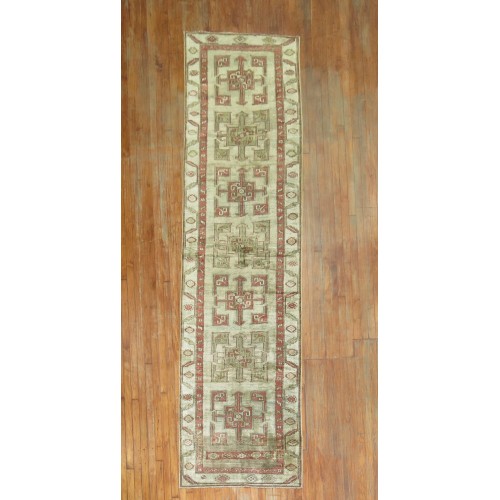 Antique Persian Bakshaish Kurd Runner No. 4720