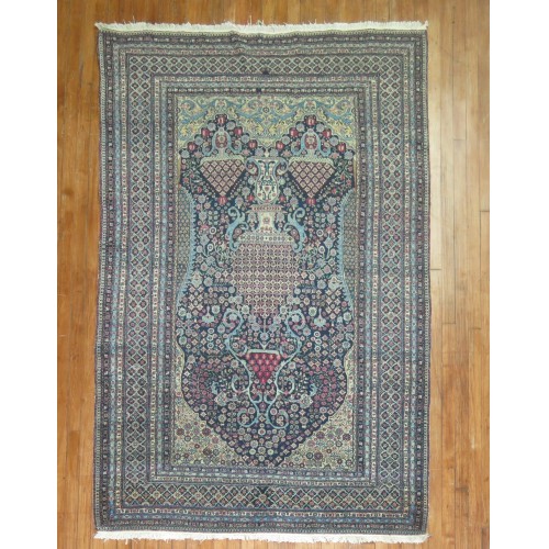 Antique Persian Teheran Prayer Rug No. 4981