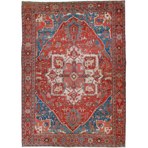 Antique Persian Heriz Rug No. 5786