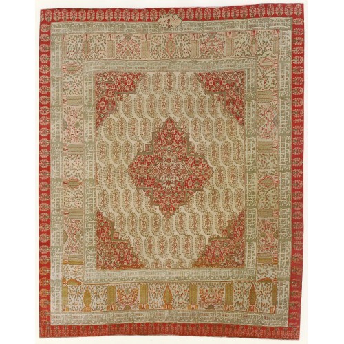 Antique Persian Tabriz Dowry Rug No. 6452