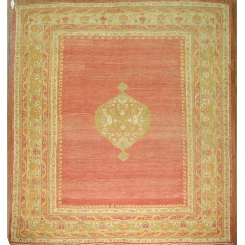 Antique Angora Oushak Rug No. 6582