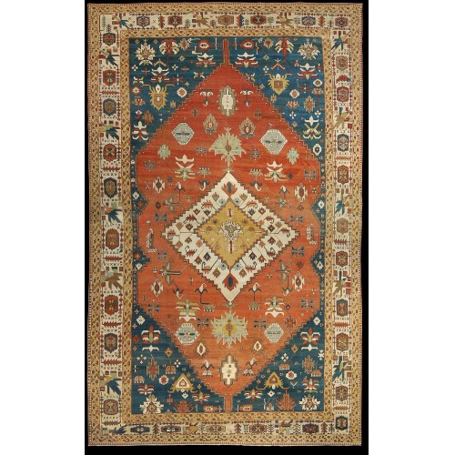 Antique Palace Persian Bakshaish Rug No. 6898