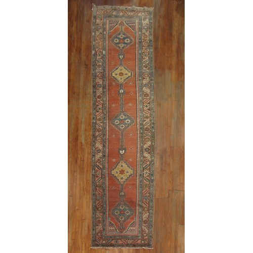 Antique Serapi Runner No. 7196