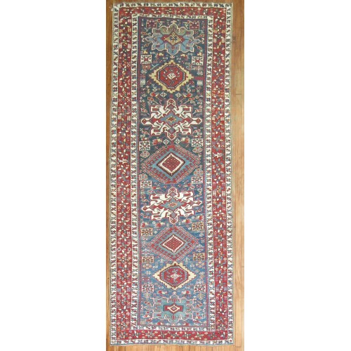 Blue Northwest Persian Gallery Runner No. 7198