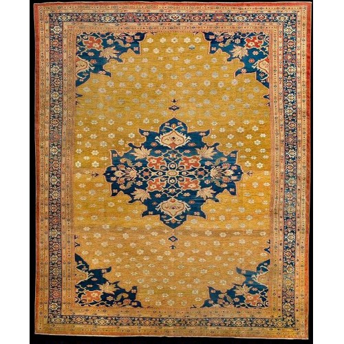 Antique Ziegler Mahal Rug No. 7433