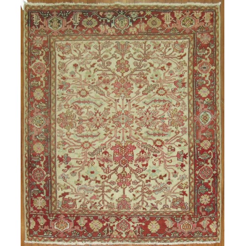 Square Antique Heriz Rug No. 7484