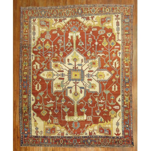 Antique Heriz  Serapi Rug No. 7582