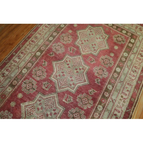 Crimson Red Samarkand Rug No. 7704 