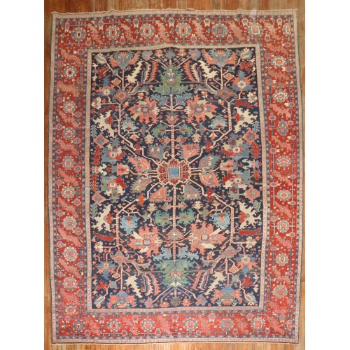 Glamorous Antique Serapi Rug No. 7818