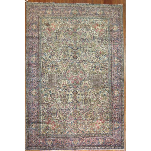 Floral Antique Kerman Rug No. 8021