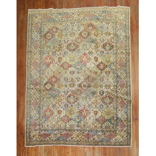 Multi Color Vintage Persian Tabriz No. 8071