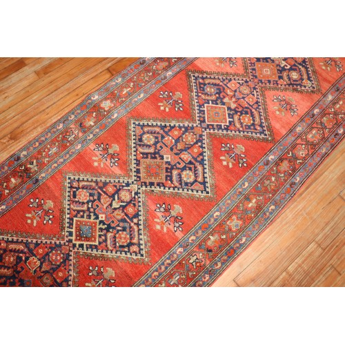 Geometric Malayer Antique Runner No. 8131