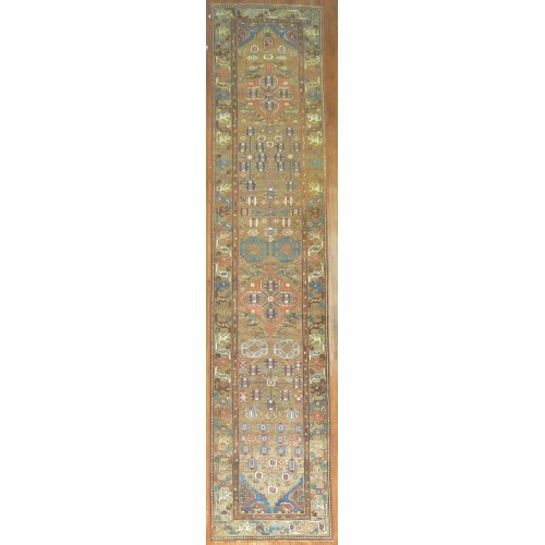 Antique Persian Bakshaish Runner No. 8153