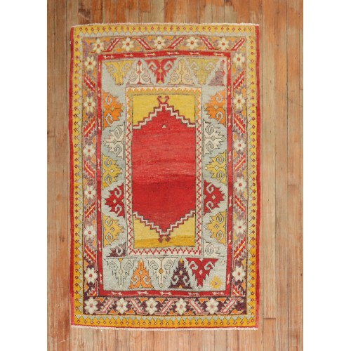 Antique Turkish Melas Scatter Rug No. 8161