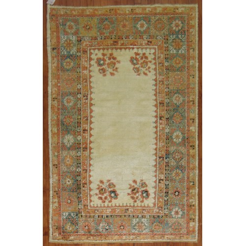 Antique Angora Oushak Rug No. 8343