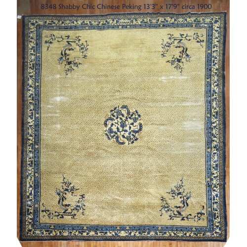 Worn Chinese Oversize Rug No. 8348