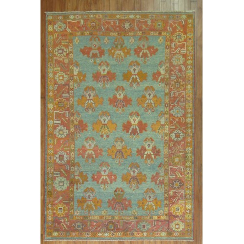 Antique Turkish Oushak Rug No. 8442